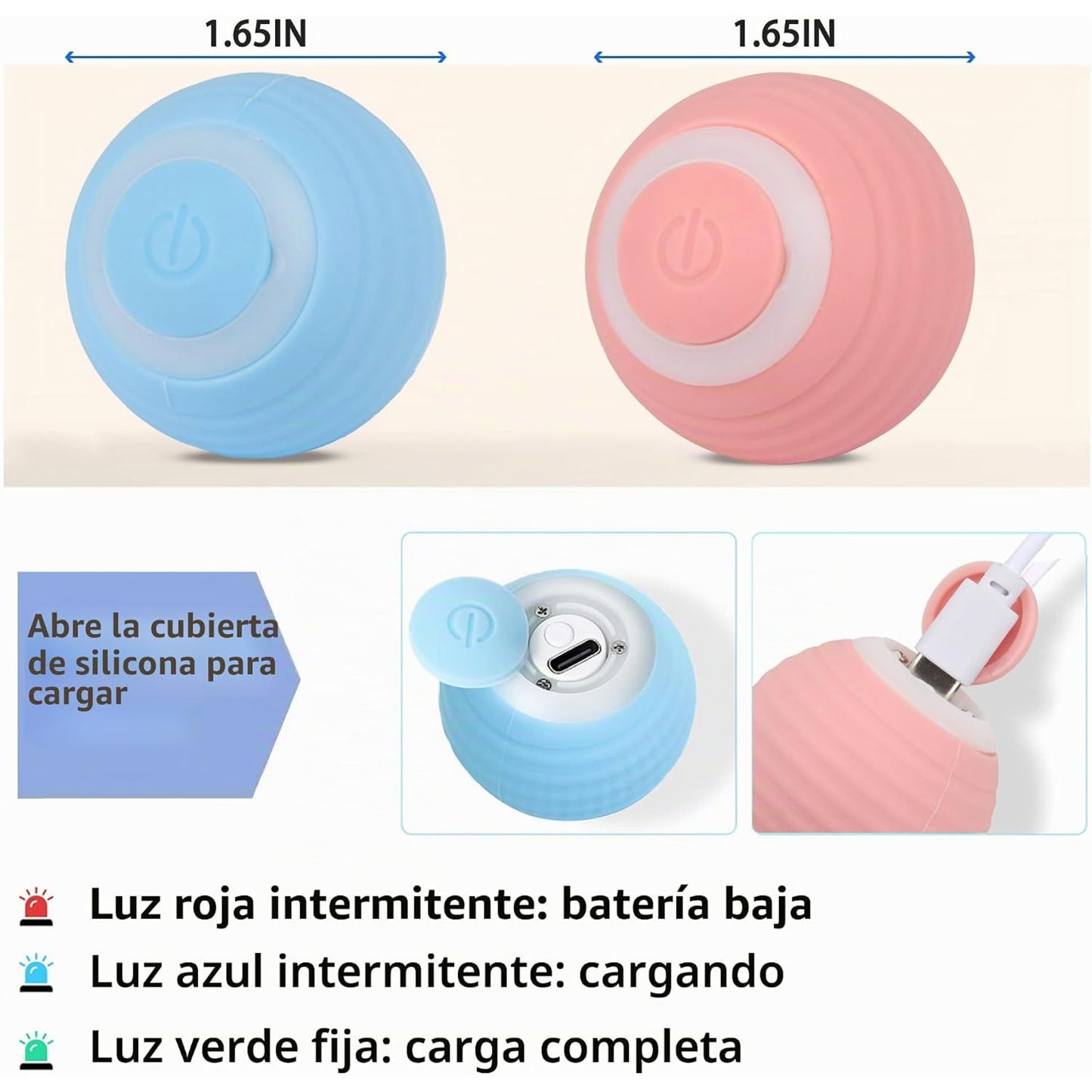 Pelota Inteligente Antiaburrimiento